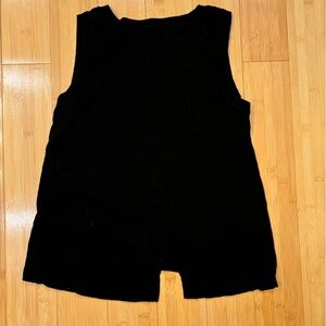 Oiselle Wazzie Wool muscle tank-BLACK-04